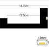 Профил за скрито LED осветление LD-65